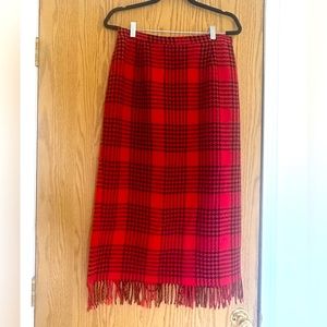 Scarf Skirt With Slit